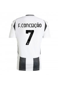 Juventus Francisco Conceicao #7 Fotballdrakt Hjemme Klær 2024-25 Korte ermer